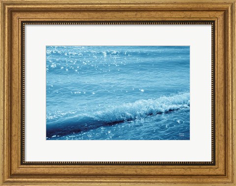 Framed Sparkling Waters III Print