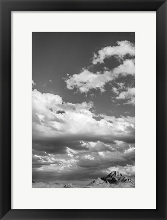 Framed Long Way to Ride BW Print