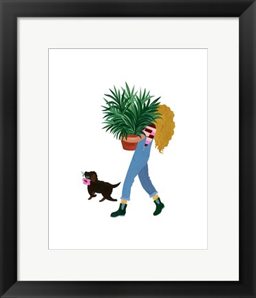 Framed Plant Lady Print