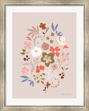 Framed Fleurette IV Print