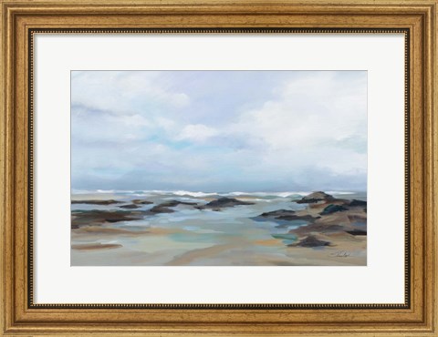 Framed Morning Beach Print