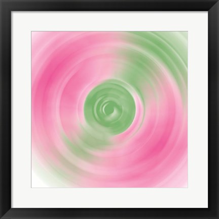 Framed Twirling Garden II Print