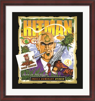 Framed Hitman Print