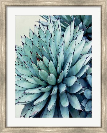 Framed Crushing Green II Print