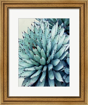 Framed Crushing Green II Print