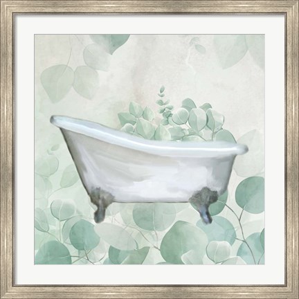 Framed Eucalyptus Unwind 1 Print