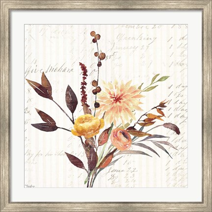 Framed Wild Floral 1 Fall Print