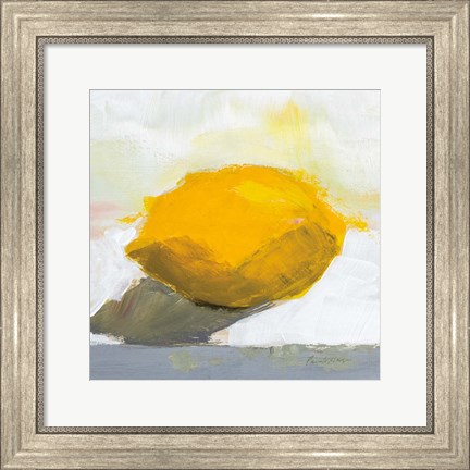 Framed Lemon Still Life Print