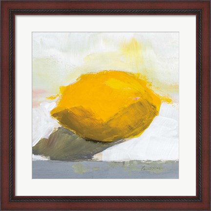 Framed Lemon Still Life Print