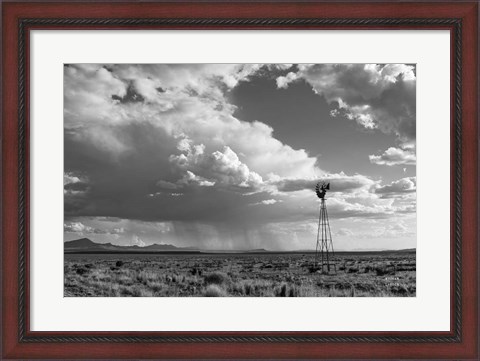 Framed New Mexico Monsoon Rains Print