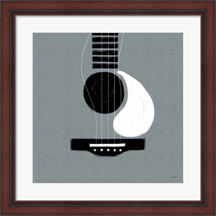 Framed Musical Abstract I Print