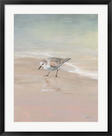 Framed Shorebirds on the Sand III Print