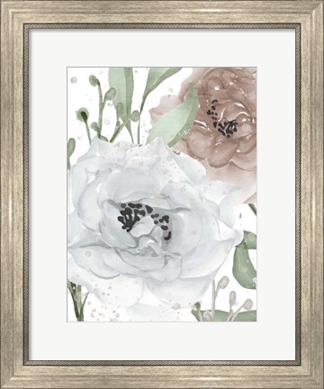 Framed Floral Bloom Panel 1 Print