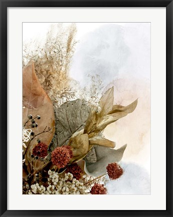 Framed Harvest Floral Print