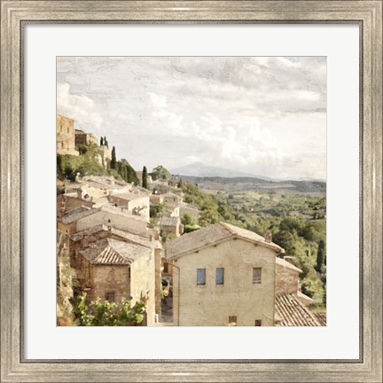 Framed Tuscan Hillside Print