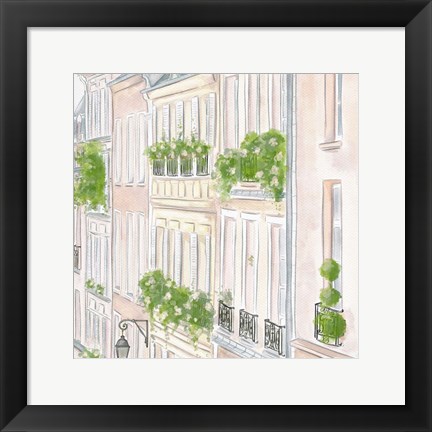 Framed View In Paris Print