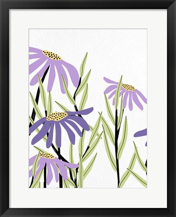 Framed Purple Power 1 Print