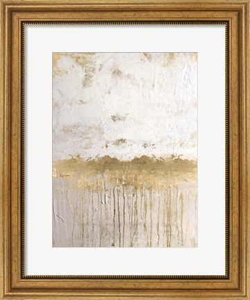 Framed Metallic Spill 1 Print