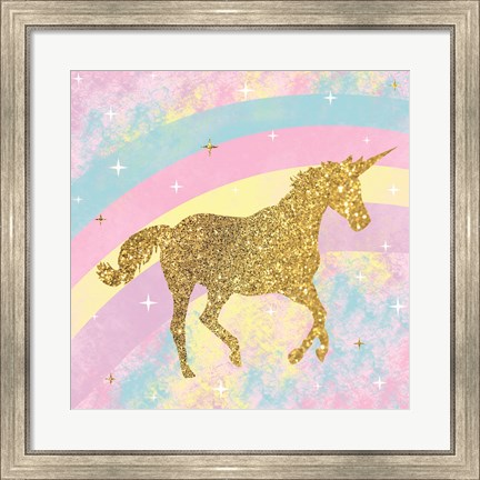 Framed Unicorn 2 Print