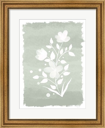 Framed Watercolor Florals 2 Print