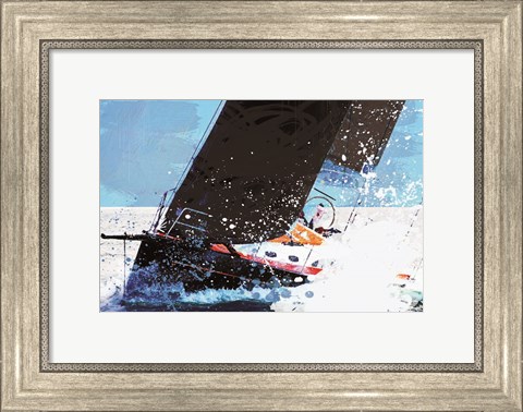 Framed Sailing 1 Print