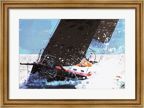 Framed Sailing 1 Print