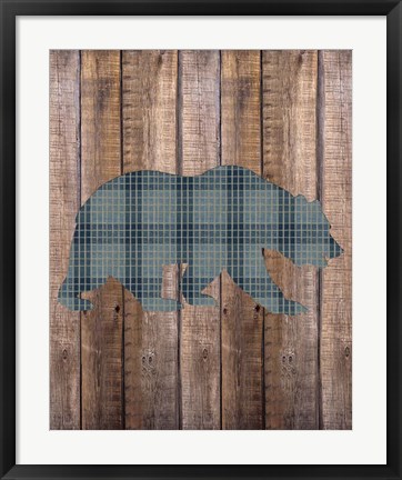 Framed Bear Woods Print