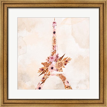 Framed Paris Fall Blooms 1 Print