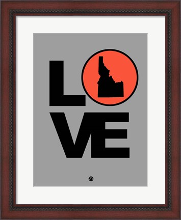 Framed Love Idaho Print