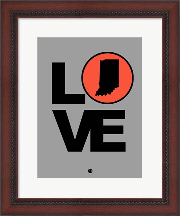 Framed Love Indiana Print