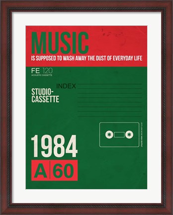 Framed Music Of Everyday Life Print