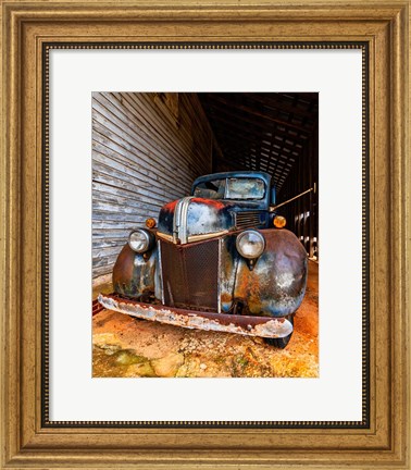 Framed 1940s Ford Truck Print