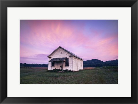 Framed Morning Glory Print