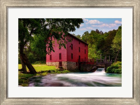 Framed Alley Mill Print