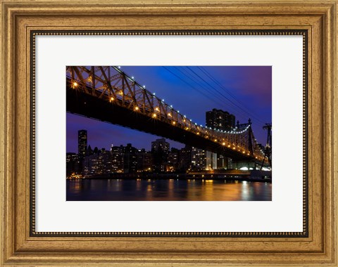 Framed Queensboro Bridge Print