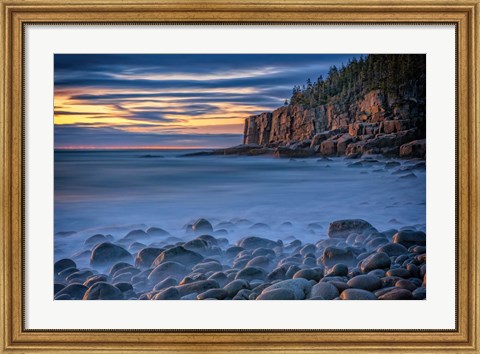 Framed October Dawn on Boulder Beach Print