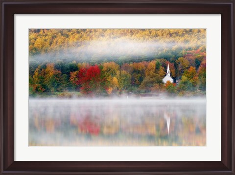 Framed Autumn in New Hampshire Print