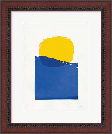 Framed Buoyant Bright Primary Print