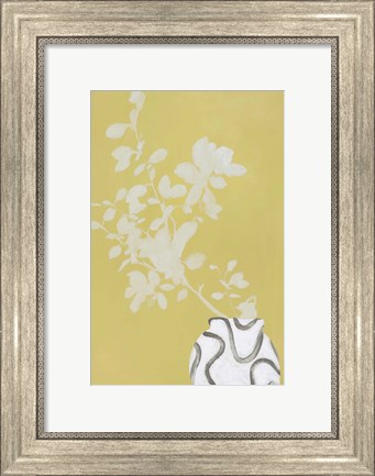 Framed Vanilla Yellow Print