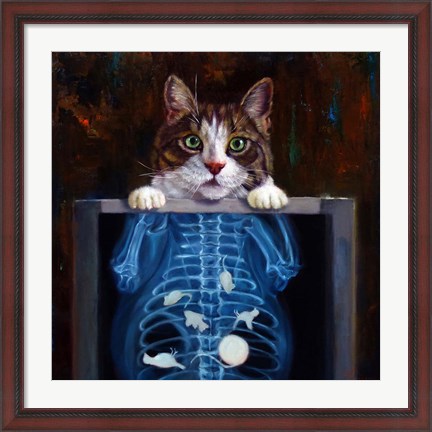 Framed Cat Scan Print