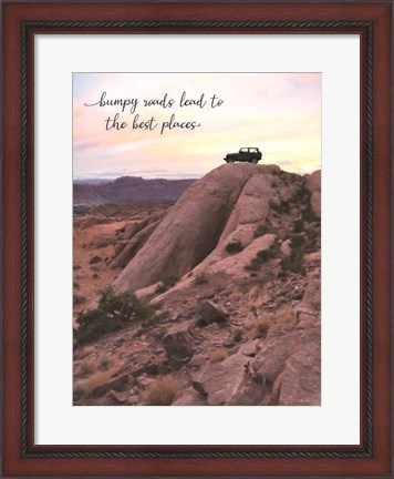 Framed Bumpy Roads Print