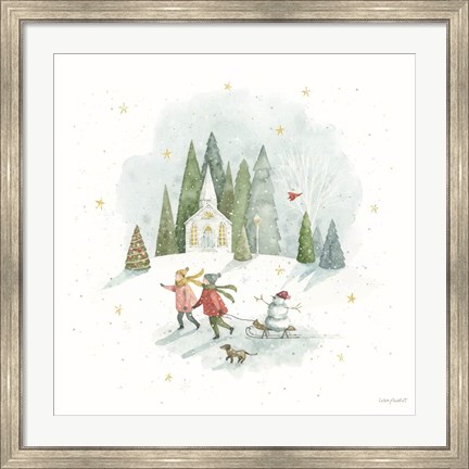 Framed Magical Winterland IV Print