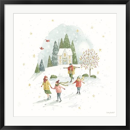 Framed Magical Winterland V Print