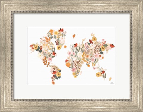 Framed Autumn Meadow World Print