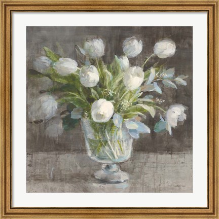 Framed Serene Tulips Print