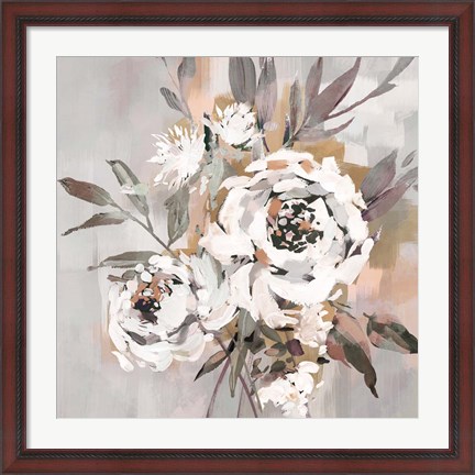 Framed Antique Rose II Print