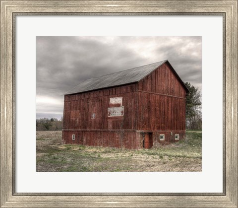 Framed Old Red Print