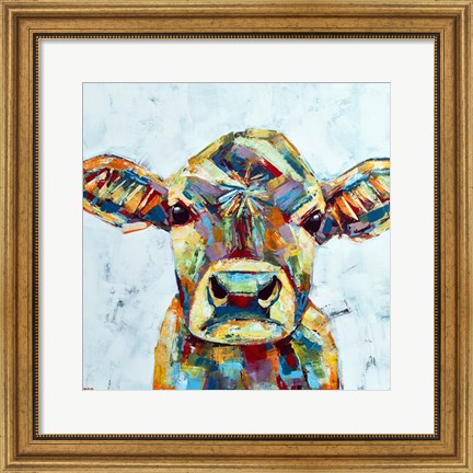 Framed Cow Print