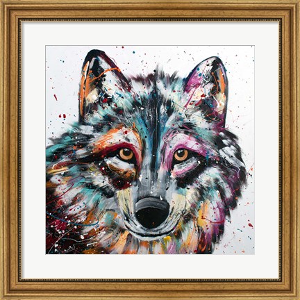 Framed Wolf Print