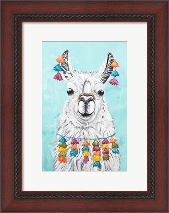 Framed Wolly Llama Print